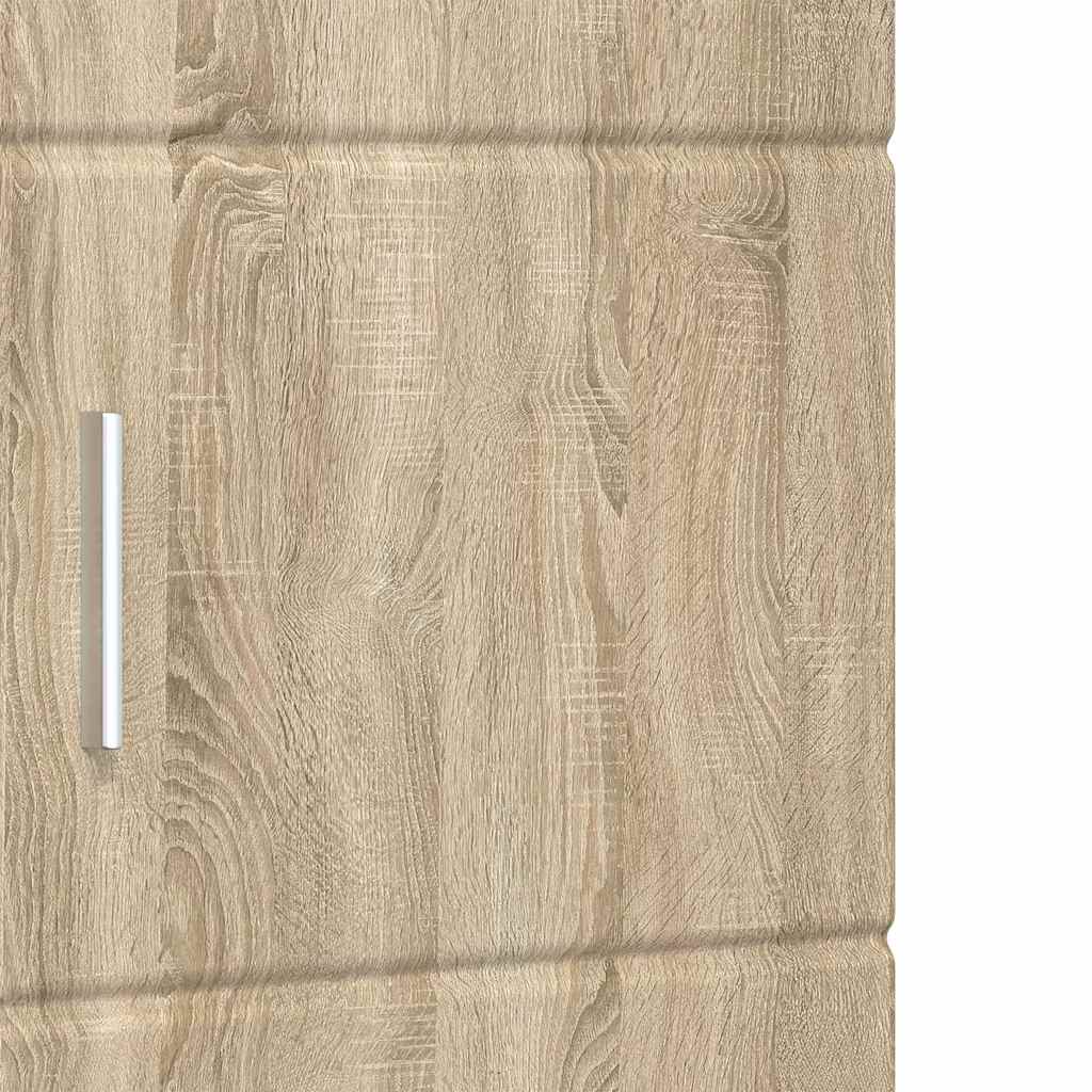 Badezimmer Schrank TULUM Sonoma-Eiche 37 x 31,5 x 203 cm